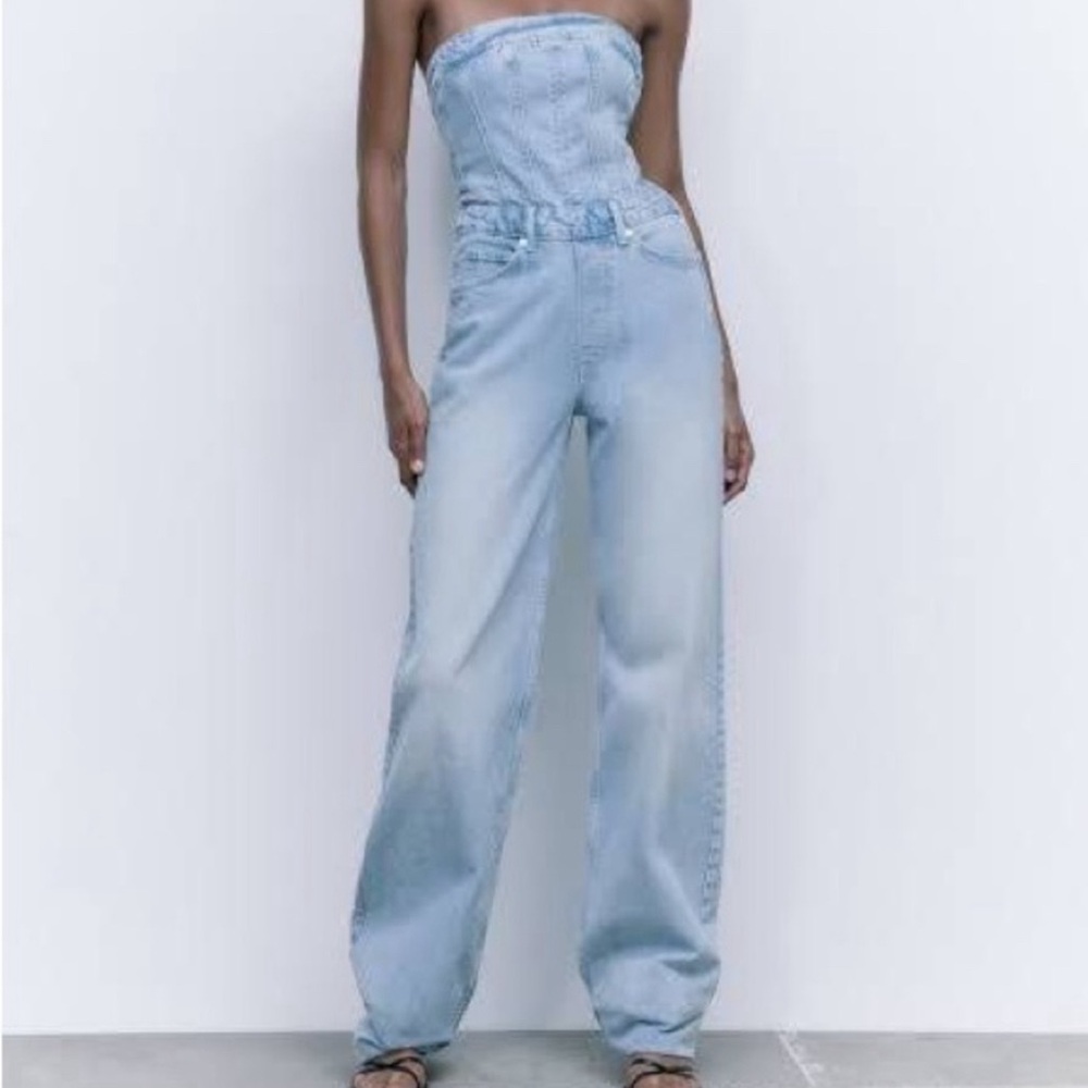 ZARA DENIM JUMPSUIT - TRENDING PIECE 🔥🔥🔥